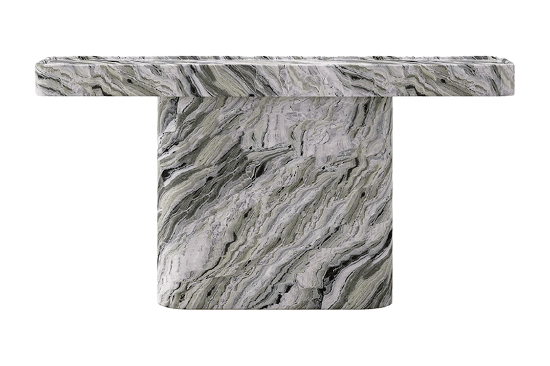 Mesa de mármol texturizada