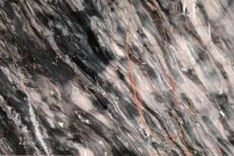 Mesa de piedra de mármol con marca de luna de la cueva de ceniza de roca