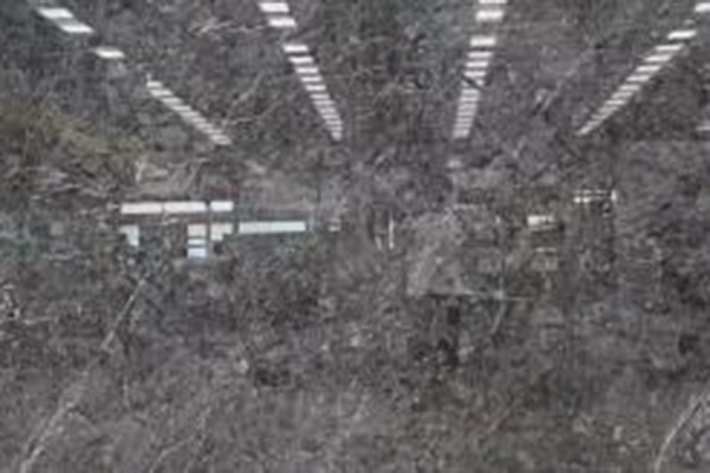 Mesa de centro de mármol arcade gris oscuro