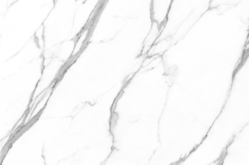 Mesa de centro de mármol blanco y marrón con patrón escalonado