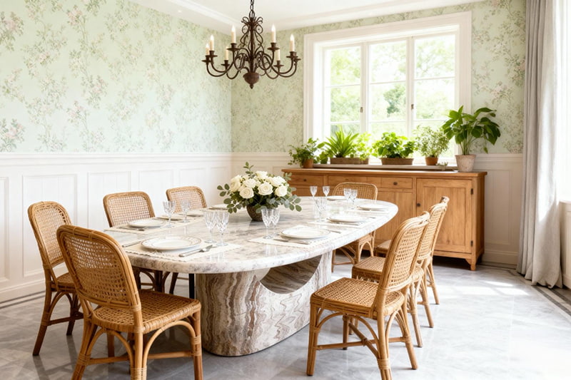 Mesa de piedra de mármol con marca de luna de la cueva de ceniza de roca